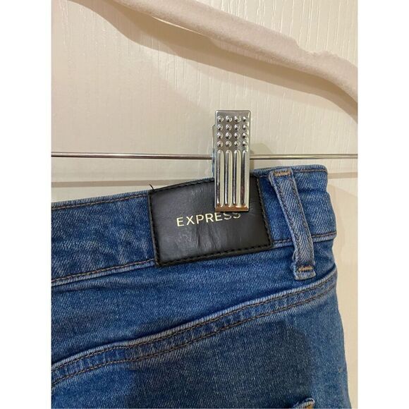 Express Balloon leg denim super high rise jeans size 6 - Picture 4 of 7